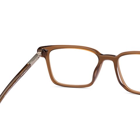 Lenskart STUDIO Dark Brown Full Rim Rectangle left side