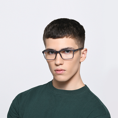 Lenskart Air Light Gray Full Rim Rectangle right side