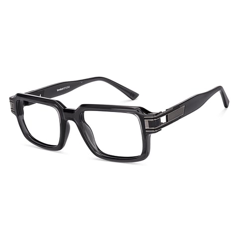 Lenskart Studio Online Light Gray Full Rim Square left side