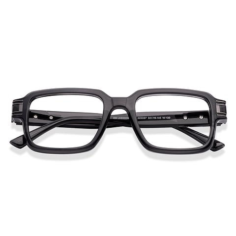 Lenskart Studio Online Light Gray Full Rim Square right side