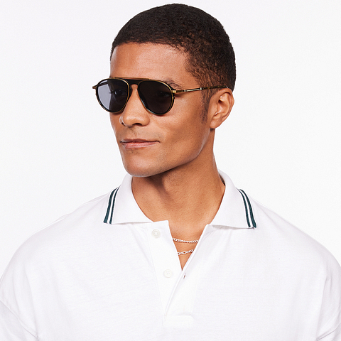 Lenskart Studio Online Black Full Rim Aviator right side