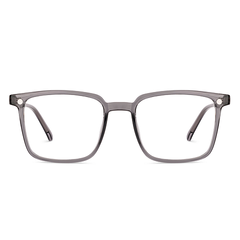 Lenskart Air Transparent Grey Full Rim Square right side