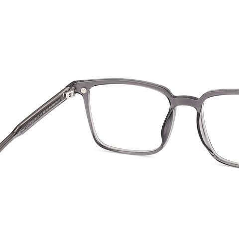 Lenskart Air Transparent Grey Full Rim Square right side