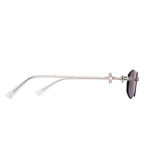 Lenskart STUDIO Silver Rimless Geometric right side