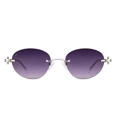 Lenskart STUDIO Silver Rimless Round right side
