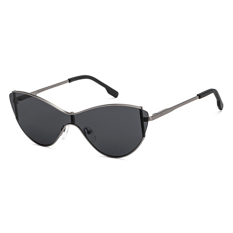 Lenskart Studio Online Mid Gunmetal Full Rim Cat Eye left side Lenskart Studio Online Mid Gunmetal Full Rim Cat Eye left side