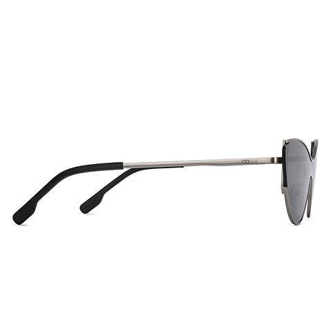 Lenskart Studio Online Mid Gunmetal Full Rim Cat Eye left side Lenskart Studio Online Mid Gunmetal Full Rim Cat Eye left side