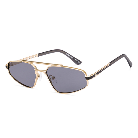 Lenskart Studio Online Mid Gunmetal Full Rim Geometric left side