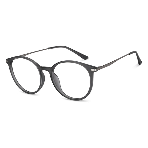 Lenskart Air Online Light Gray Full Rim Round right side