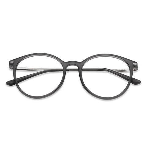 Lenskart Air Online Light Gray Full Rim Round left side