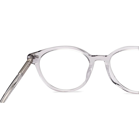 Lenskart STUDIO Light Grey Full Rim Round right side