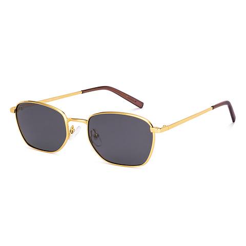 Lenskart Shiny Gold Full Rim Square right side