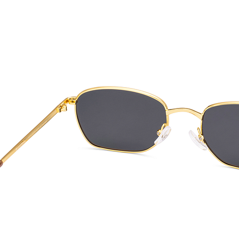Lenskart Shiny Gold Full Rim Square right side