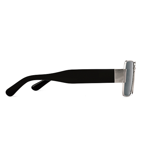 Lenskart Silver Full Rim Rectangle left side