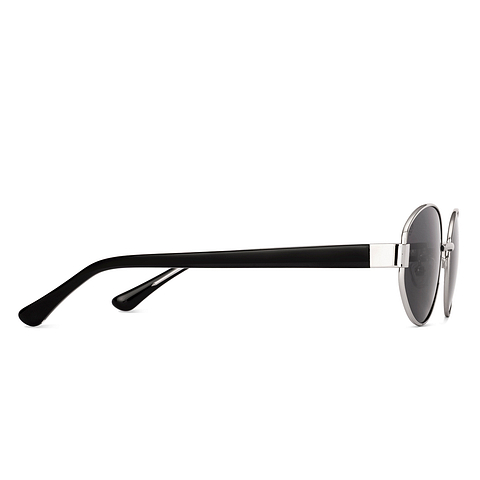 Lenskart Silver Full Rim Round left side