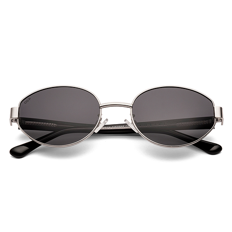 Lenskart Silver Full Rim Round left side