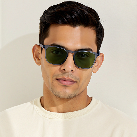 Lenskart Hustlr GreyStone Full Rim Square left side