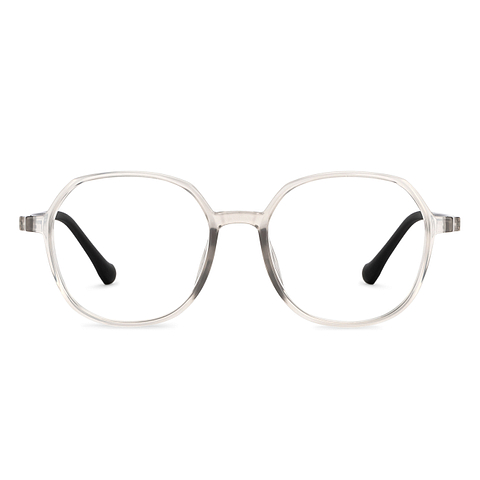 Lenskart Air Gray Transparent Full Rim Geometric right side