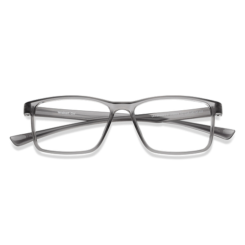 Lenskart Air Online Gray Transparent Full Rim Rectangle left side