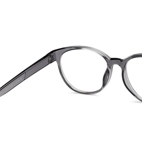 Lenskart Air Online Gray Transparent Full Rim Square right side