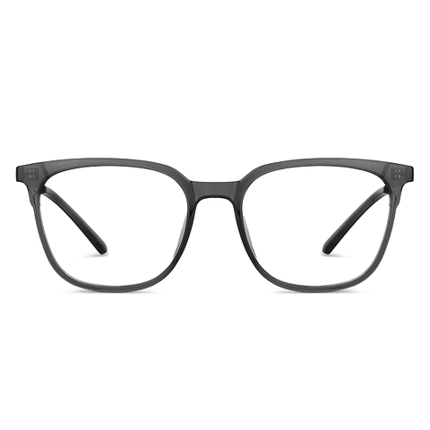 Lenskart Air Online Gray Transparent Full Rim Square left side