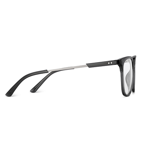Lenskart Air Online Gray Transparent Full Rim Square left side