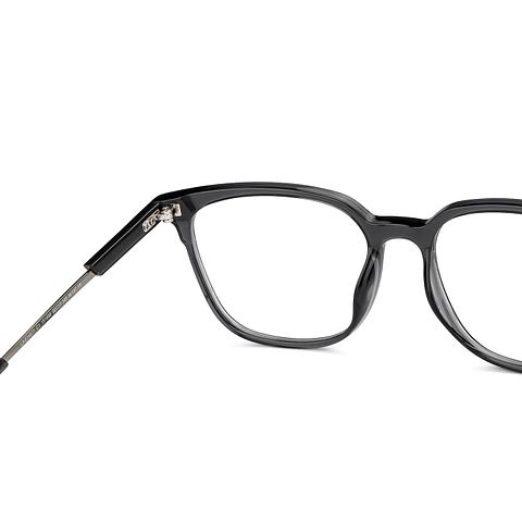 Lenskart Air Online Gray Transparent Full Rim Square right side