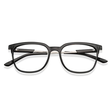 Lenskart Air Online Gray Transparent Full Rim Square left side