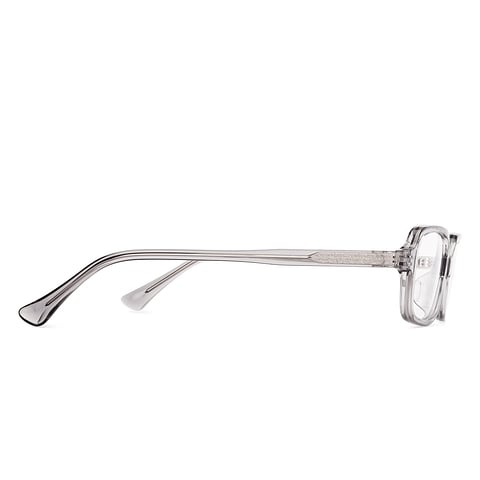 Lenskart Gray Transparent Full Rim Rectangle left side