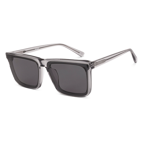 Lenskart Gray Transparent Full Rim Square right side