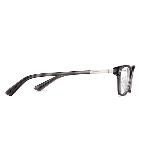 Lenskart STUDIO Gray Transparent Full Rim Cat Eye left side