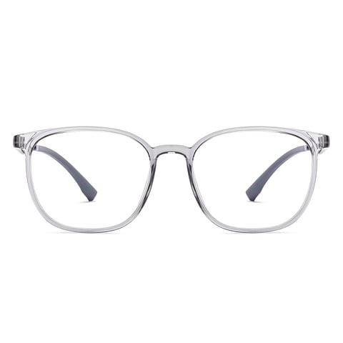 Lenskart Air Gray Transparent Full Rim Square right side