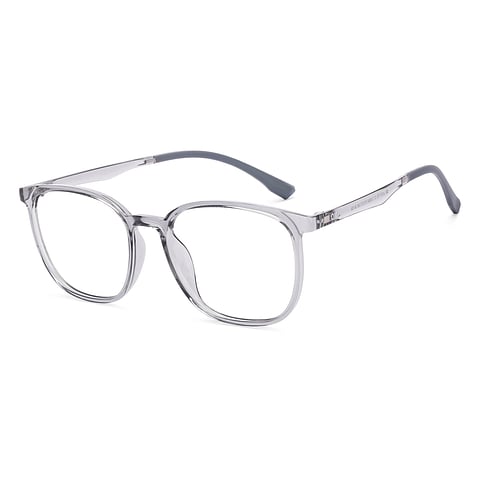 Lenskart Air Gray Transparent Full Rim Square right side