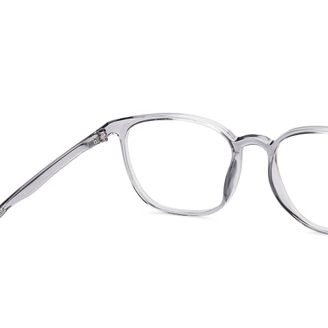 Lenskart Air Gray Transparent Full Rim Square right side