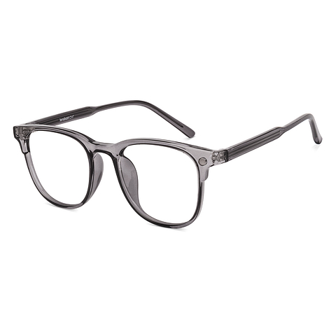 Lenskart Air Gray Transparent Full Rim Square right side