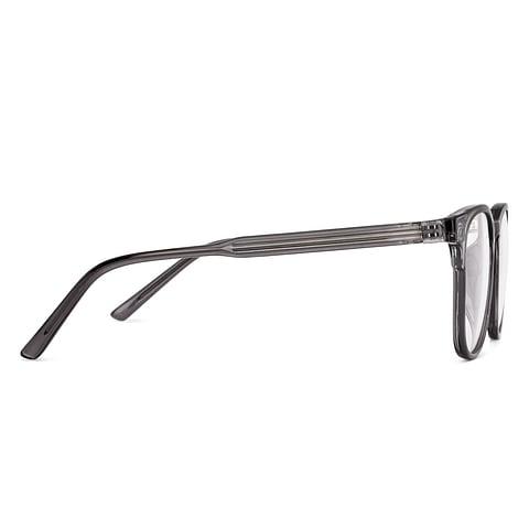Lenskart Air Gray Transparent Full Rim Square left side