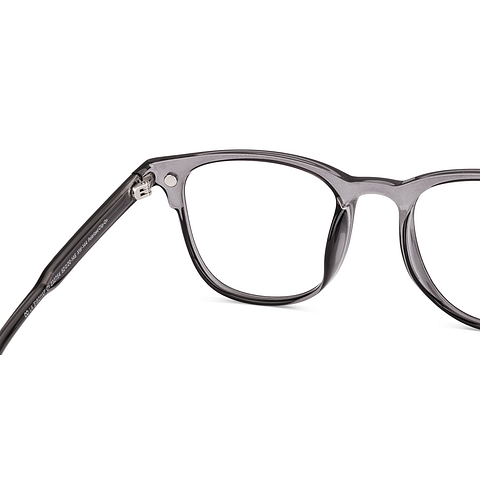 Lenskart Air Gray Transparent Full Rim Square right side