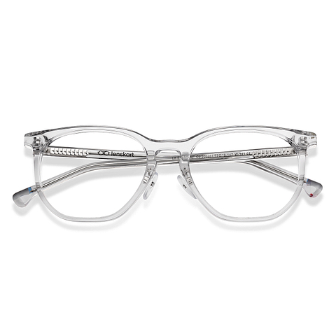 Lenskart Gray Transparent Full Rim Square right side