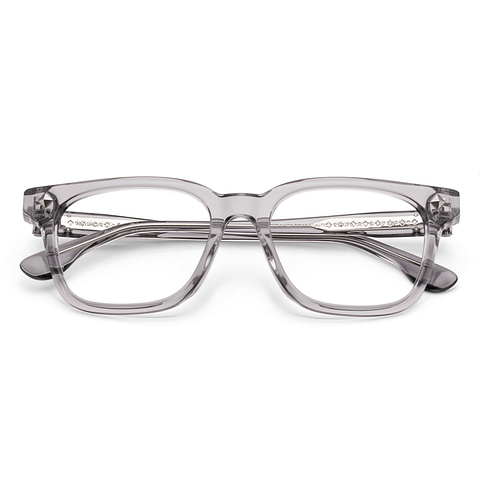 Lenskart STUDIO Gray Transparent Full Rim Square left side