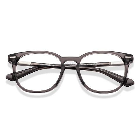 Lenskart STUDIO Gray Transparent Full Rim Square right side