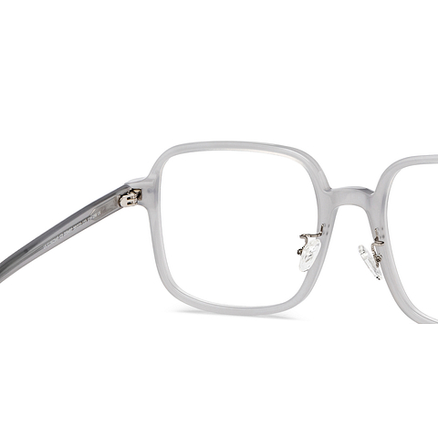 Lenskart Gray Transparent Full Rim Square right side