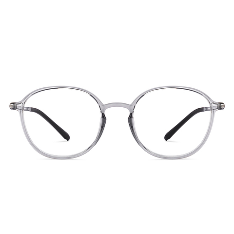 Lenskart Air Online Gray Transparent Full Rim Round right side
