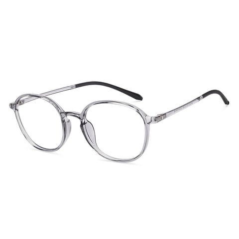 Lenskart Air Online Gray Transparent Full Rim Round right side
