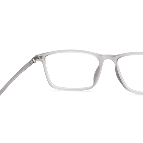 Lenskart Air Online Gray Transparent Full Rim Rectangle right side
