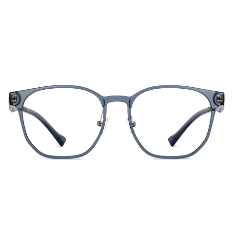 Lenskart Air Gray Transparent Full Rim Square right side