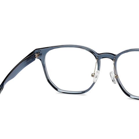 Lenskart Air Gray Transparent Full Rim Square right side