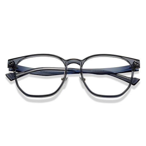 Lenskart Air Gray Transparent Full Rim Square left side