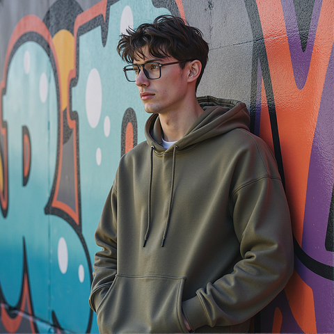 Lenskart Air Gray Transparent Full Rim Square left side