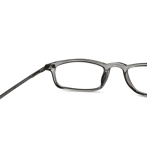 Lenskart READERS Gray Dark Gunmetal Full Rim Rectangle Lenskart READERS LR E13701 Only for 1 75 Prefitted Powers right side