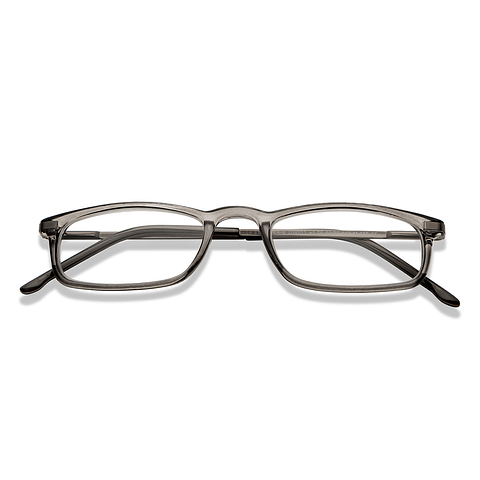Lenskart READERS Gray Dark Gunmetal Full Rim Rectangle Lenskart READERS LR E13701 Only for 1 75 Prefitted Powers left side